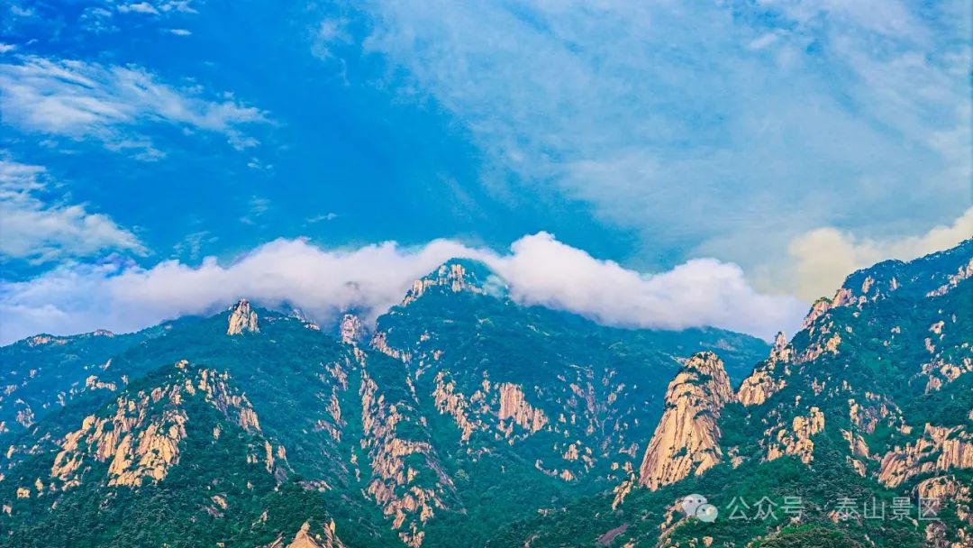 组图丨雨后泰山:峰峦如洗 青山叠翠 溪水淙淙