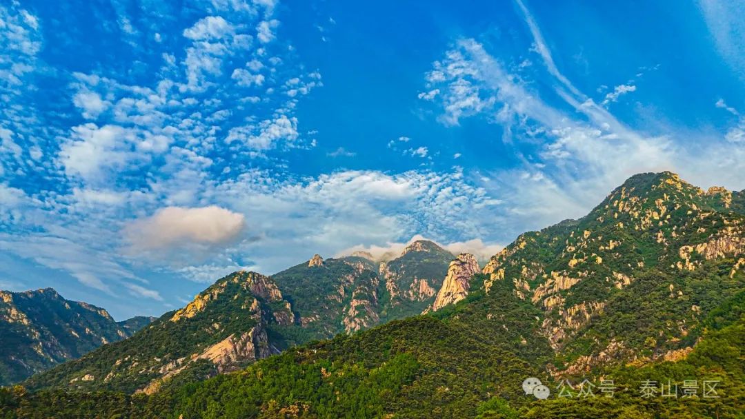 组图丨雨后泰山:峰峦如洗 青山叠翠 溪水淙淙