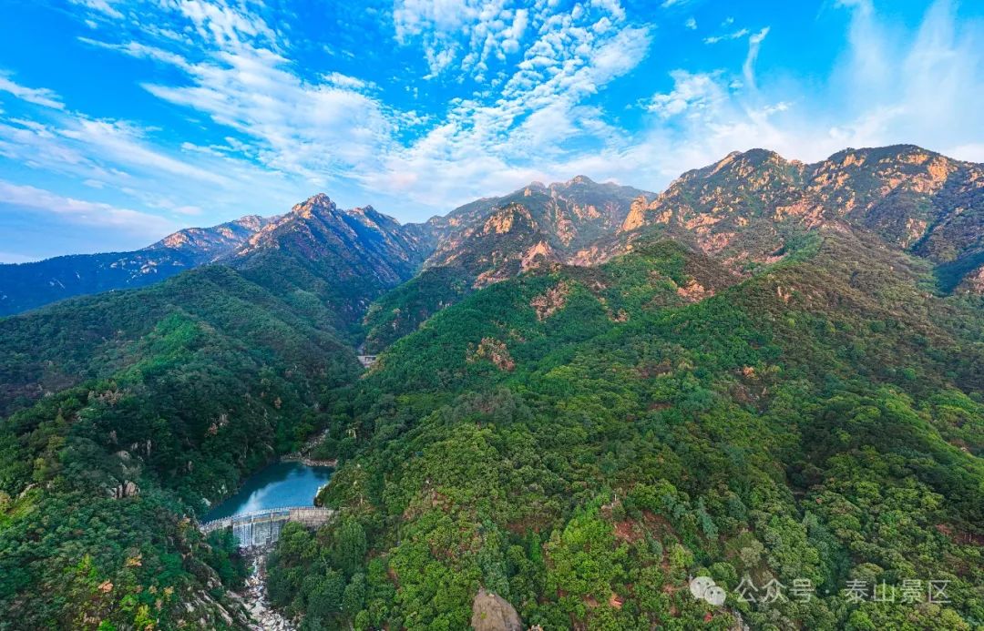 组图丨雨后泰山:峰峦如洗 青山叠翠 溪水淙淙