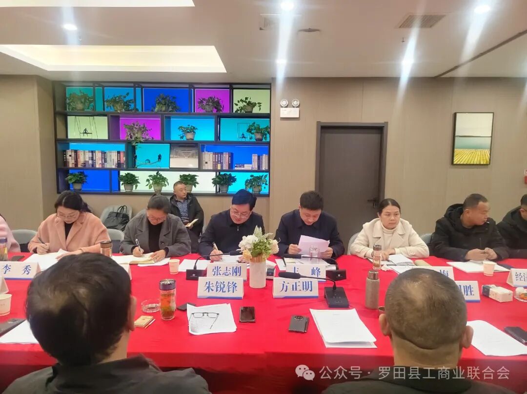 罗田县纺织服装产业招商专班召开工作推进会