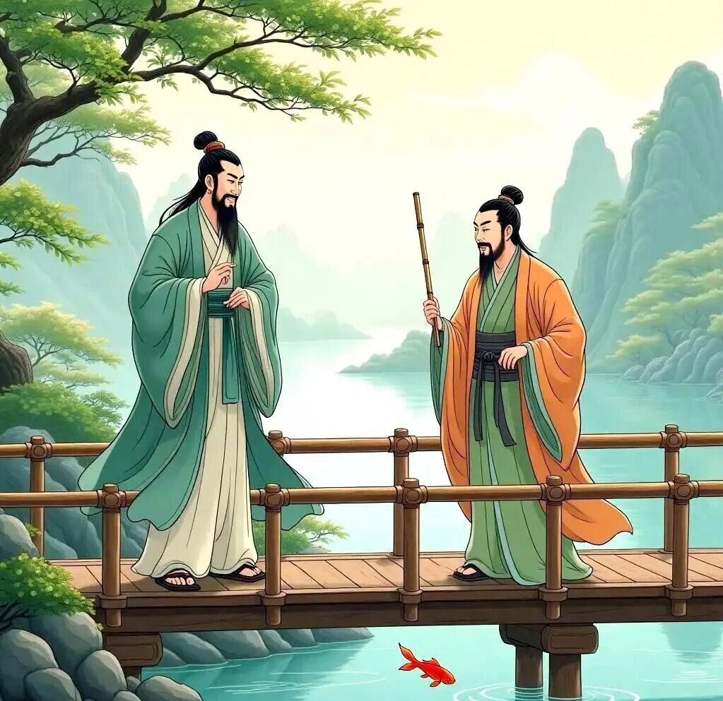 【青春语文·晓东专栏】《庄子与惠子游于濠梁之上》一字立骨教学设计【八下六单元】