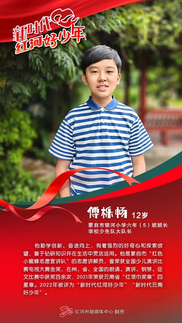 红河榜样少年好样的