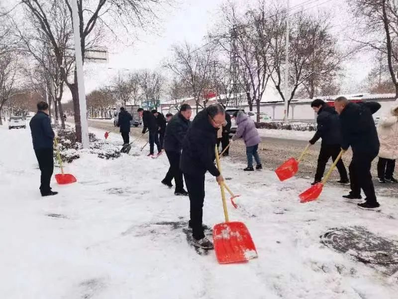 应对降雪 | 晋州市打响龙年第一场除雪清冰攻坚战(图2)