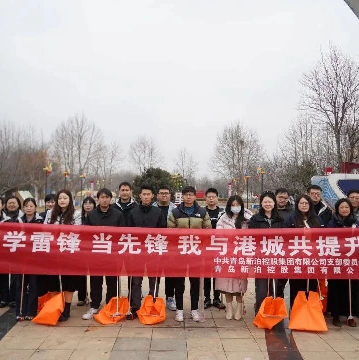 践行雷锋精神 拾起文明点滴｜新泊控股集团组织开展学雷锋志愿服务活动