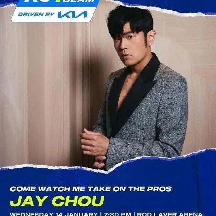 周杰伦,参加澳网!