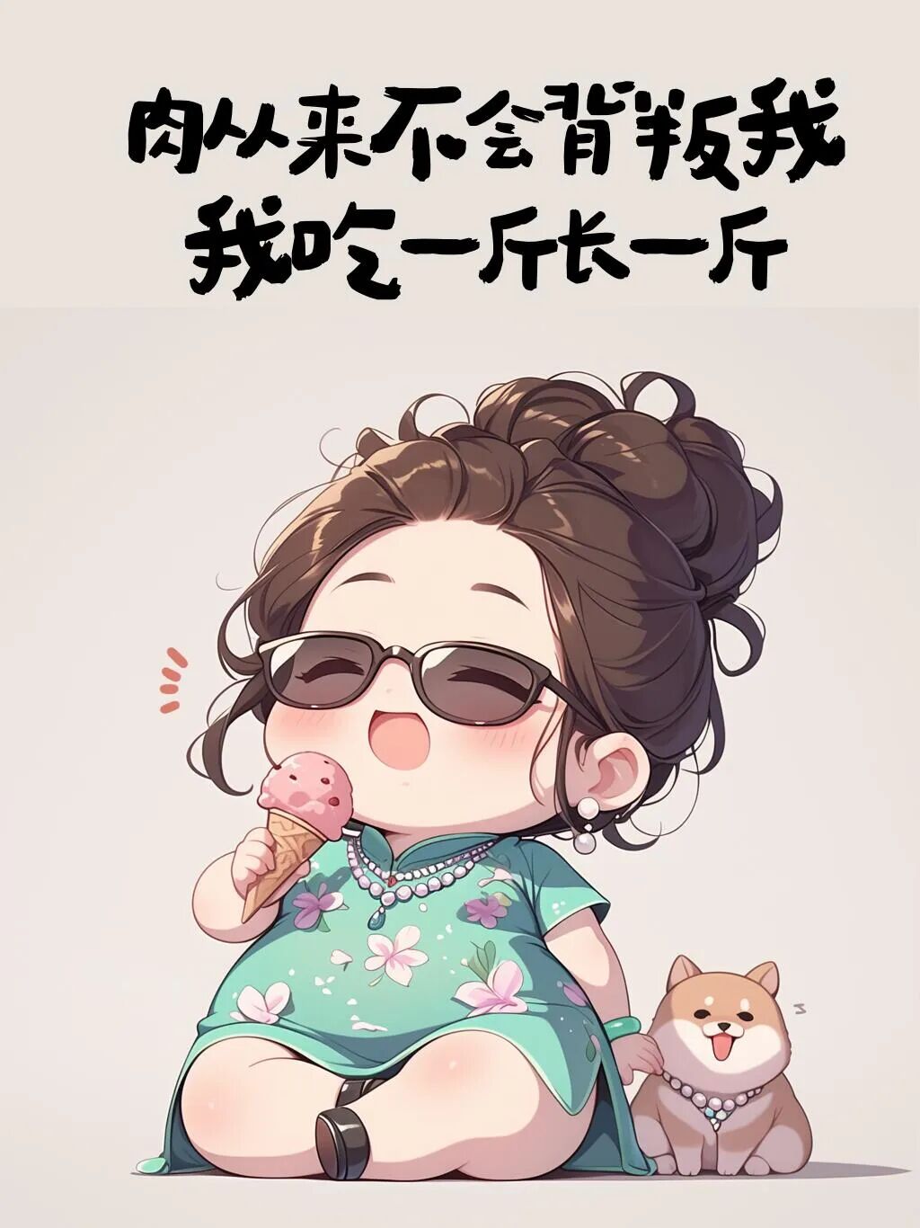 "我长胖了,幽默一点怎么说"