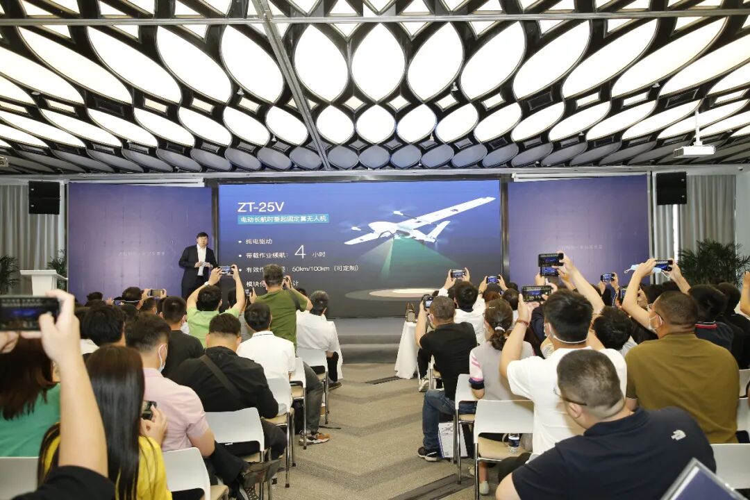 遠度科技發布靈隼ZT-25V復合翼無人機，開啟安防無人機新時代的圖2