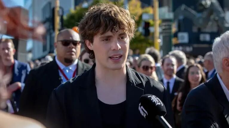 Actor Jack Champion at the Wellington premiere of Avatar: Fire and Ash