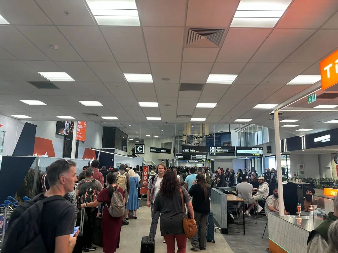 Hundreds of travellers are facing long delays at Auckland airport after a global issue with Airbus A320's. Photo / NZ Herald