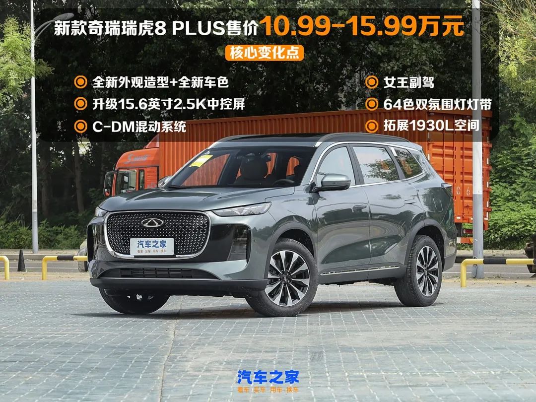 奇瑞瑞虎8plus汽车之家