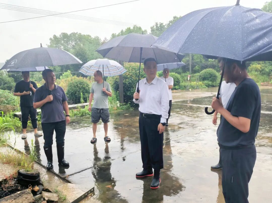 陈睿赴韶山督导防汛救灾工作