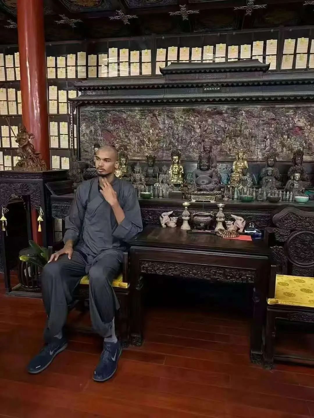 曝文班亚马将在少林寺闭关修行10天,NBA | “高”僧？外国记者：文班亚马将在少林寺闭..