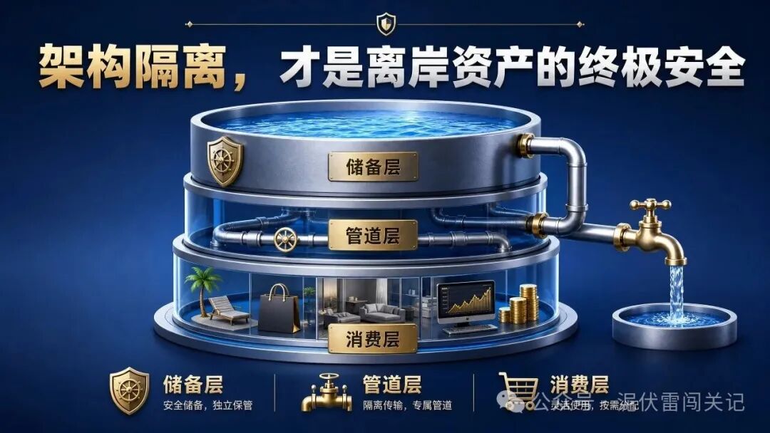 离岸资金三层隔离实操指南 储备管道消费分层安全效率兼顾