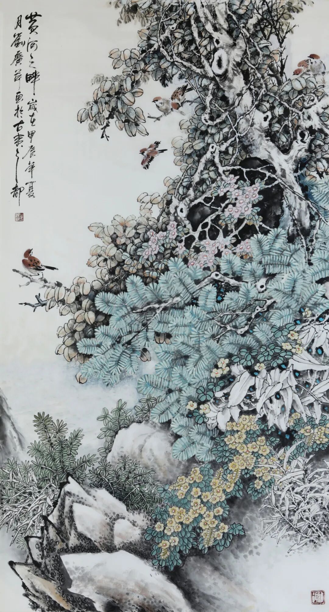 黃庭堅《李白旧游詩卷數句》97cmx180cm 2024年.jpg