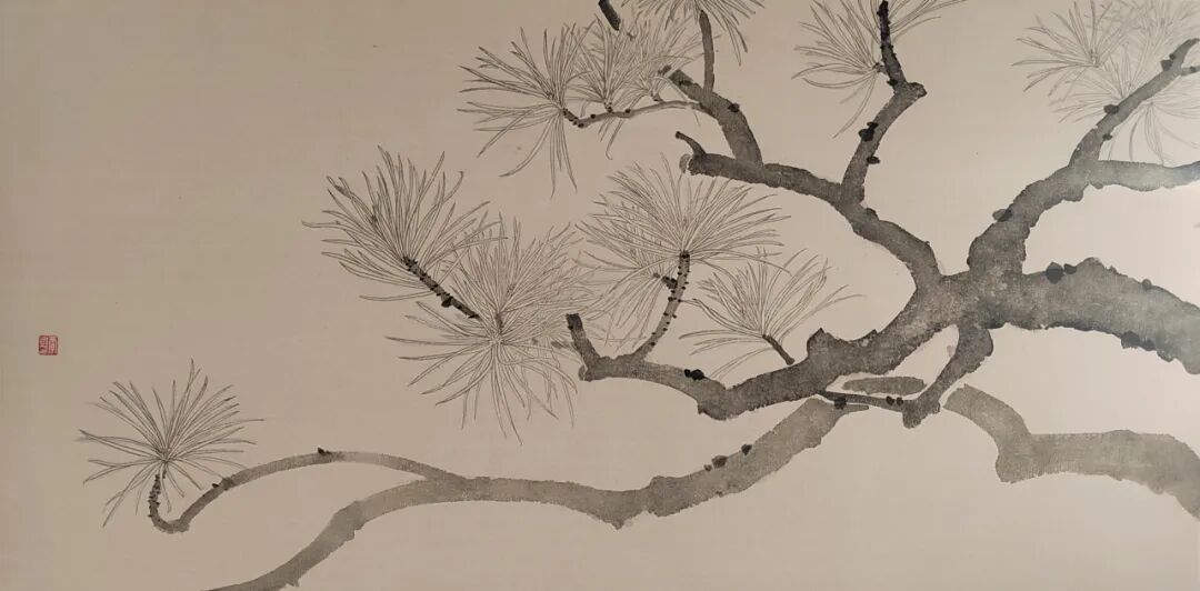 《松风依旧.其六》 33cmx66cm 2025年.jpg