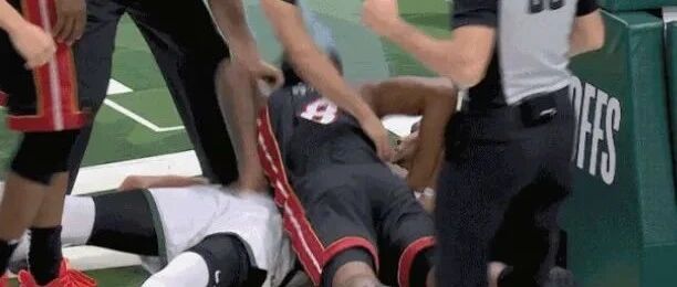 抱摔！垫脚！夹腿！热火真是输球又输人啊！