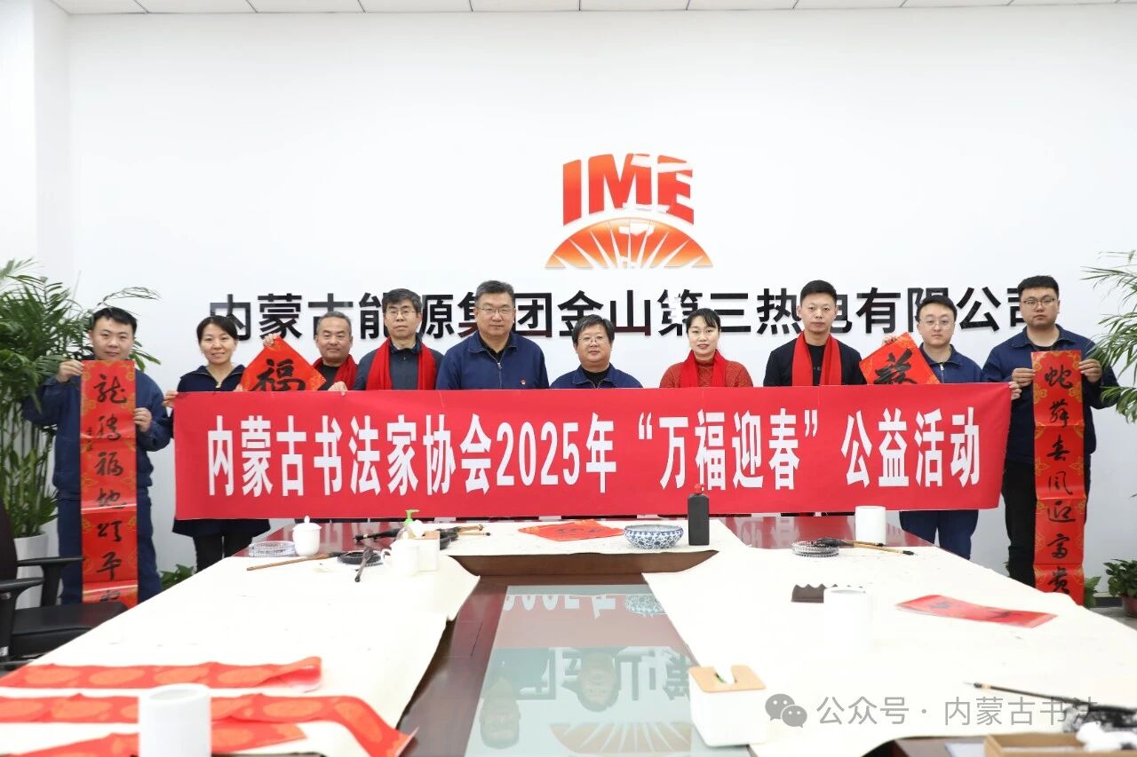 内蒙古书法家协会2025年“万福迎春”公益活动综述 第15张