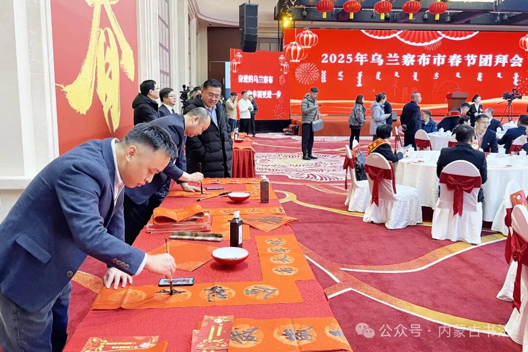 内蒙古书法家协会2025年“万福迎春”公益活动综述 第116张