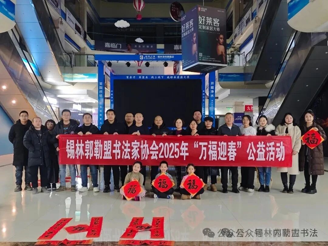 内蒙古书法家协会2025年“万福迎春”公益活动综述 第96张