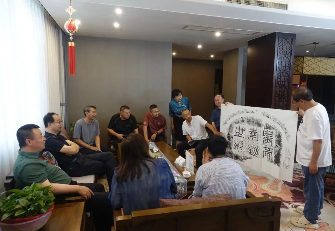 “魏碑溯源”内蒙古书法名家采风活动纪实 第18张