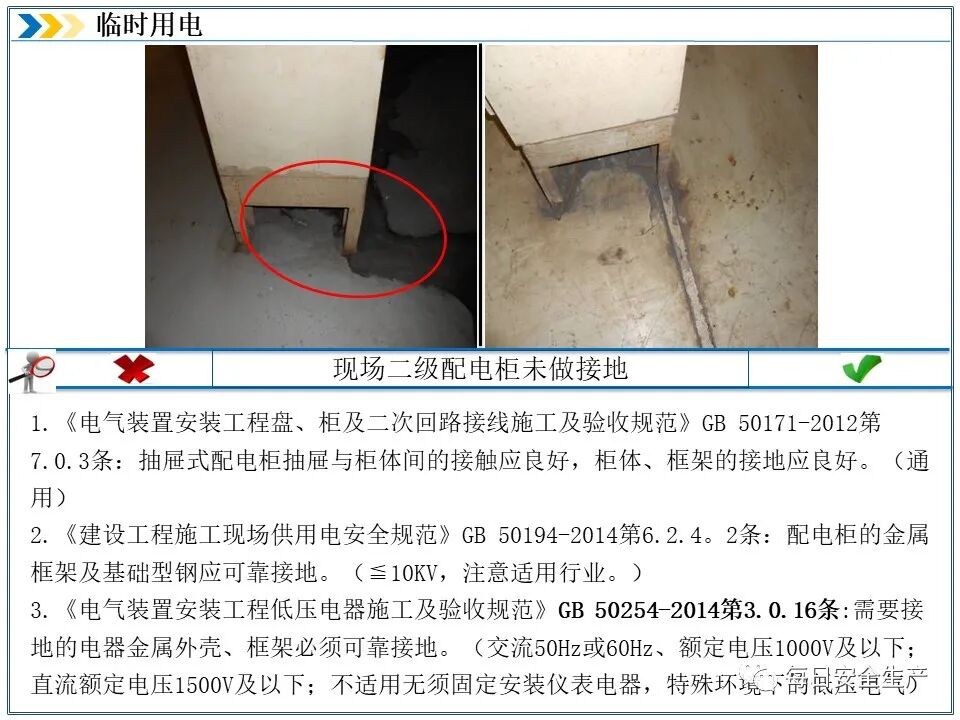 外电防护措施_施工现场临时用电安全规范_临时用电安全检查