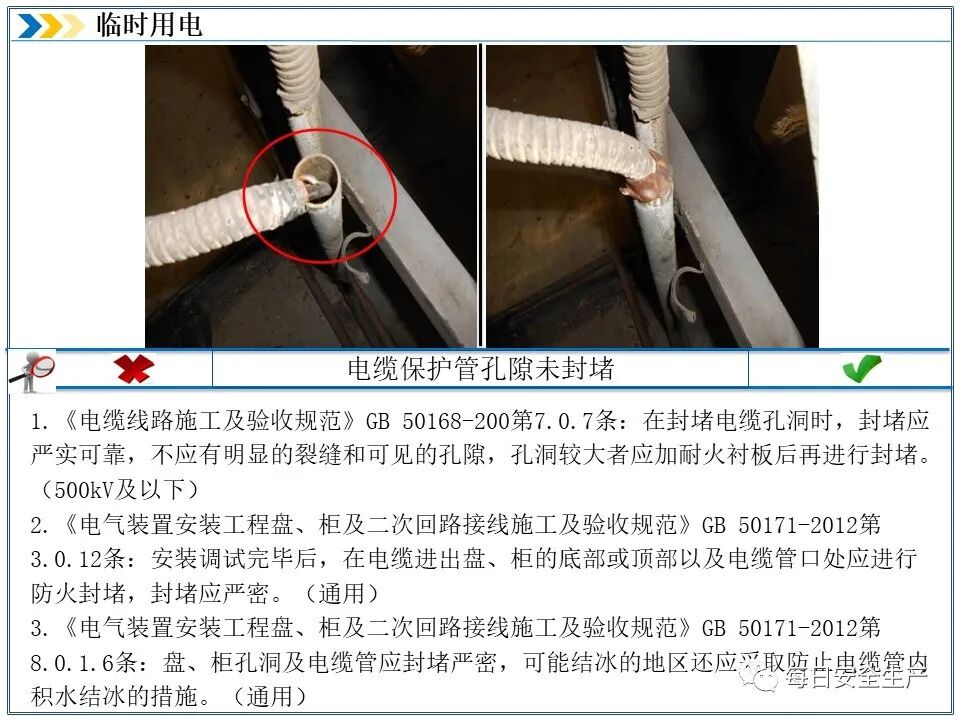 施工现场临时用电安全规范_外电防护措施_临时用电安全检查