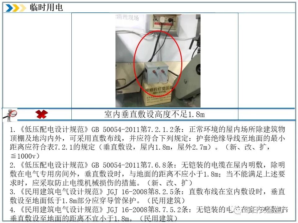 施工现场临时用电安全规范_外电防护措施_临时用电安全检查