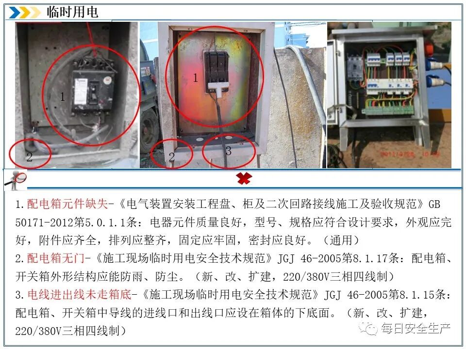 临时用电安全检查_施工现场临时用电安全规范_外电防护措施