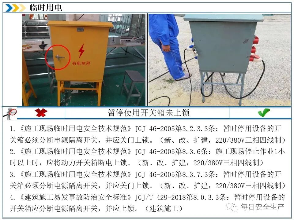 外电防护措施_施工现场临时用电安全规范_临时用电安全检查