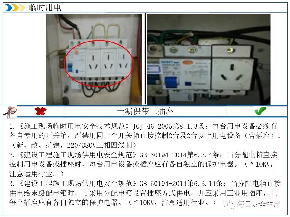 临时用电安全检查_施工现场临时用电安全规范_外电防护措施