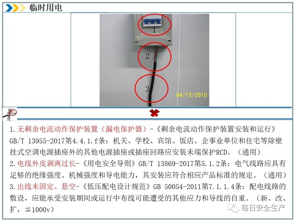 外电防护措施_施工现场临时用电安全规范_临时用电安全检查