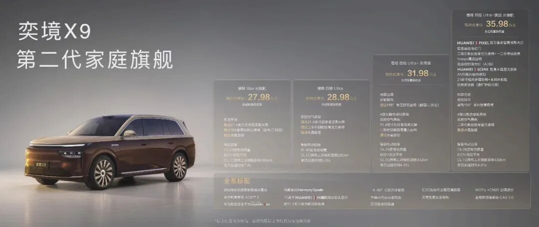 27.98万起售的全新9系SUV 奕境X9上市快评