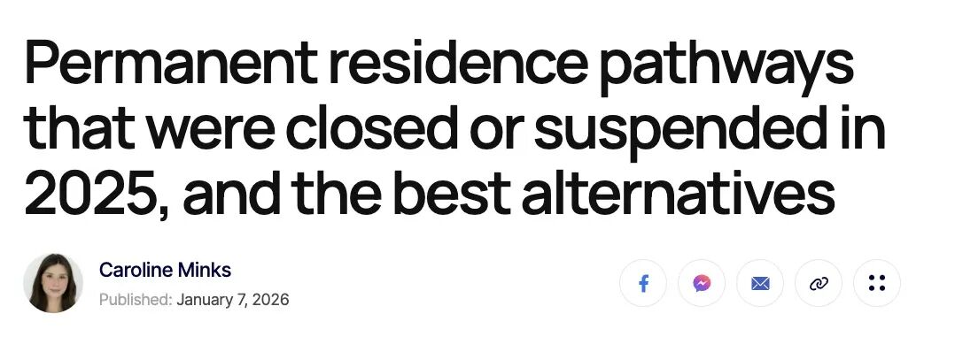 26年1月起，加拿大移民5大新规落地！