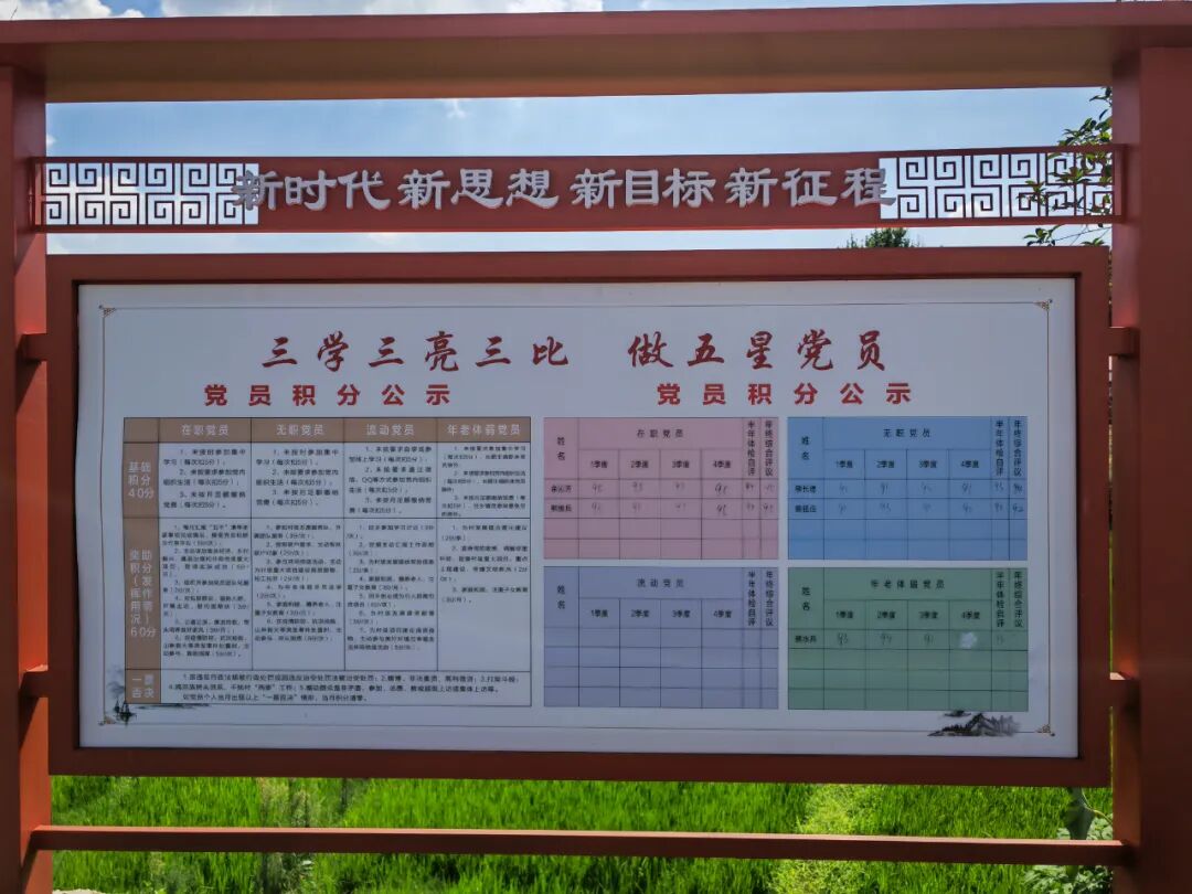团风县但店镇溢流河村三学三亮三比做五星党员