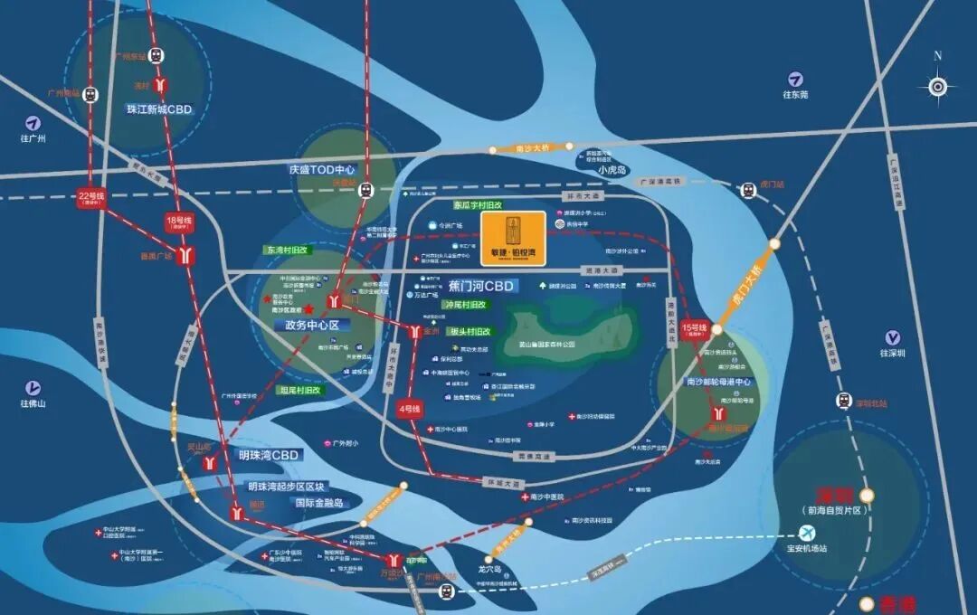 南沙敏捷铂悦湾小面积住宅33㎡~36㎡，总价75万！