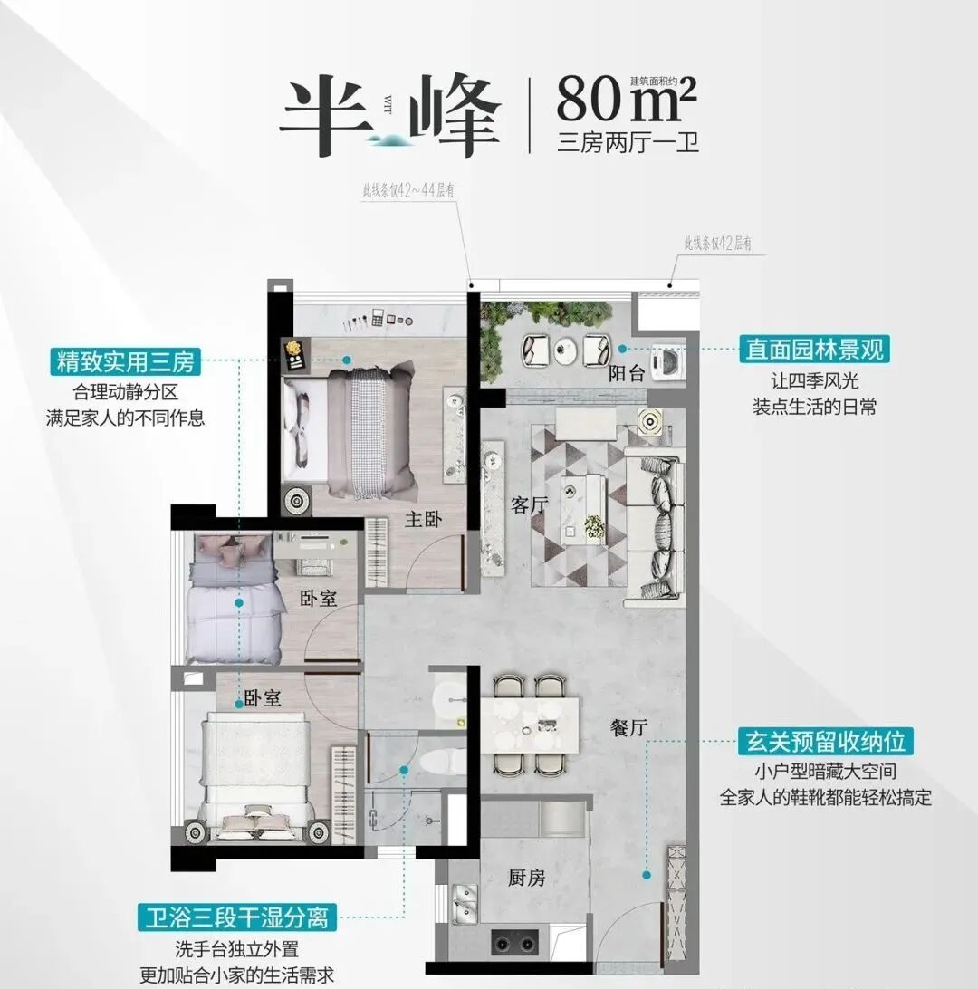 总价仅270万，黄埔星樾山畔TOD提前清盘80㎡~110㎡！