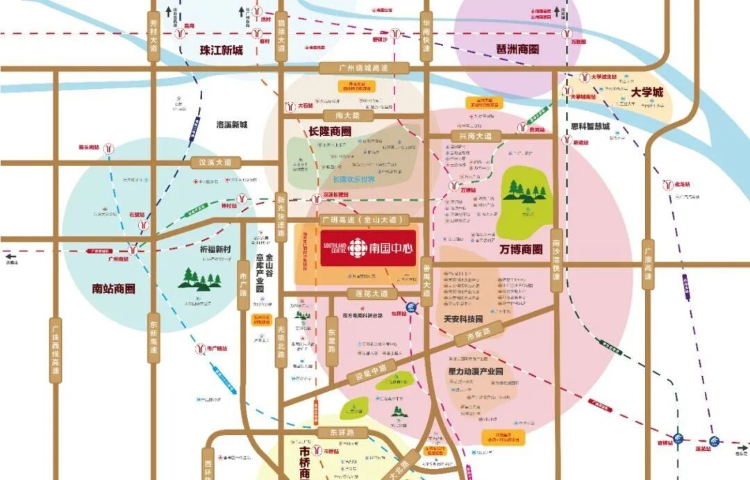 番禺【瑞华南国中心】全新现楼51㎡~100㎡，总价70万起！