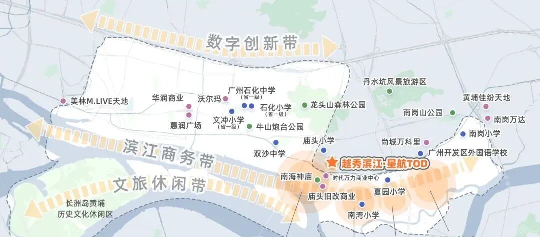 黄埔滨江星航TOD98㎡~140㎡，附最新价格