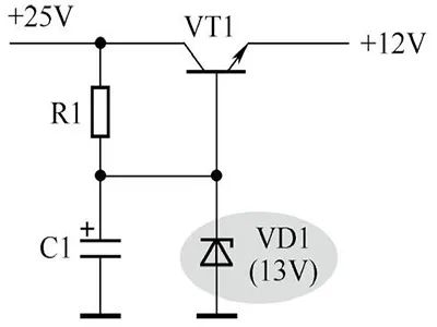 稳压二极管常见的几种应用电路的图4