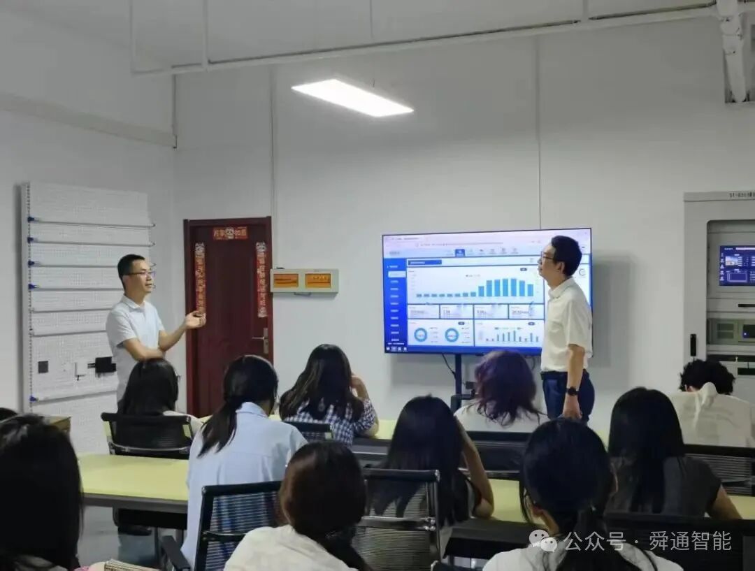 湖北工業(yè)大學經(jīng)管學院一行赴武漢舜通智能—節(jié)能考察交流