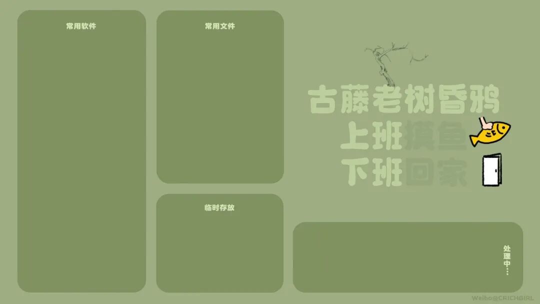 打工人专用的电脑ipad分区桌面壁纸电脑壁纸129张
