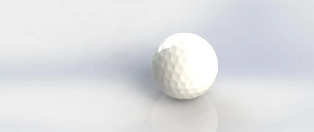 用 SOLIDWORKS 画个高尔夫球，看似简单的建模却大有学问 | 操作视频的图1