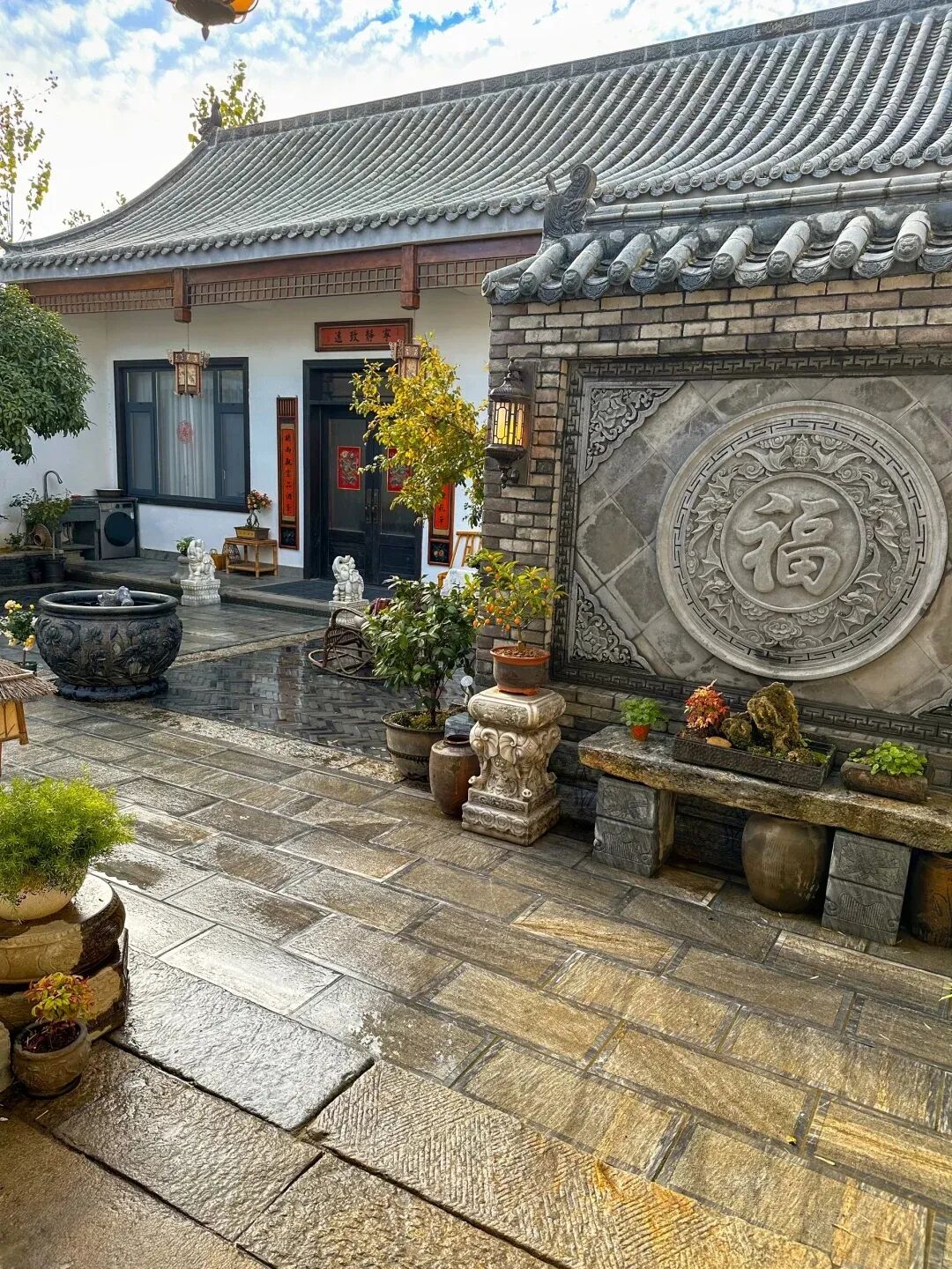 他花30万给父母盖的中式养老小院:晴耕雨读,满院花开