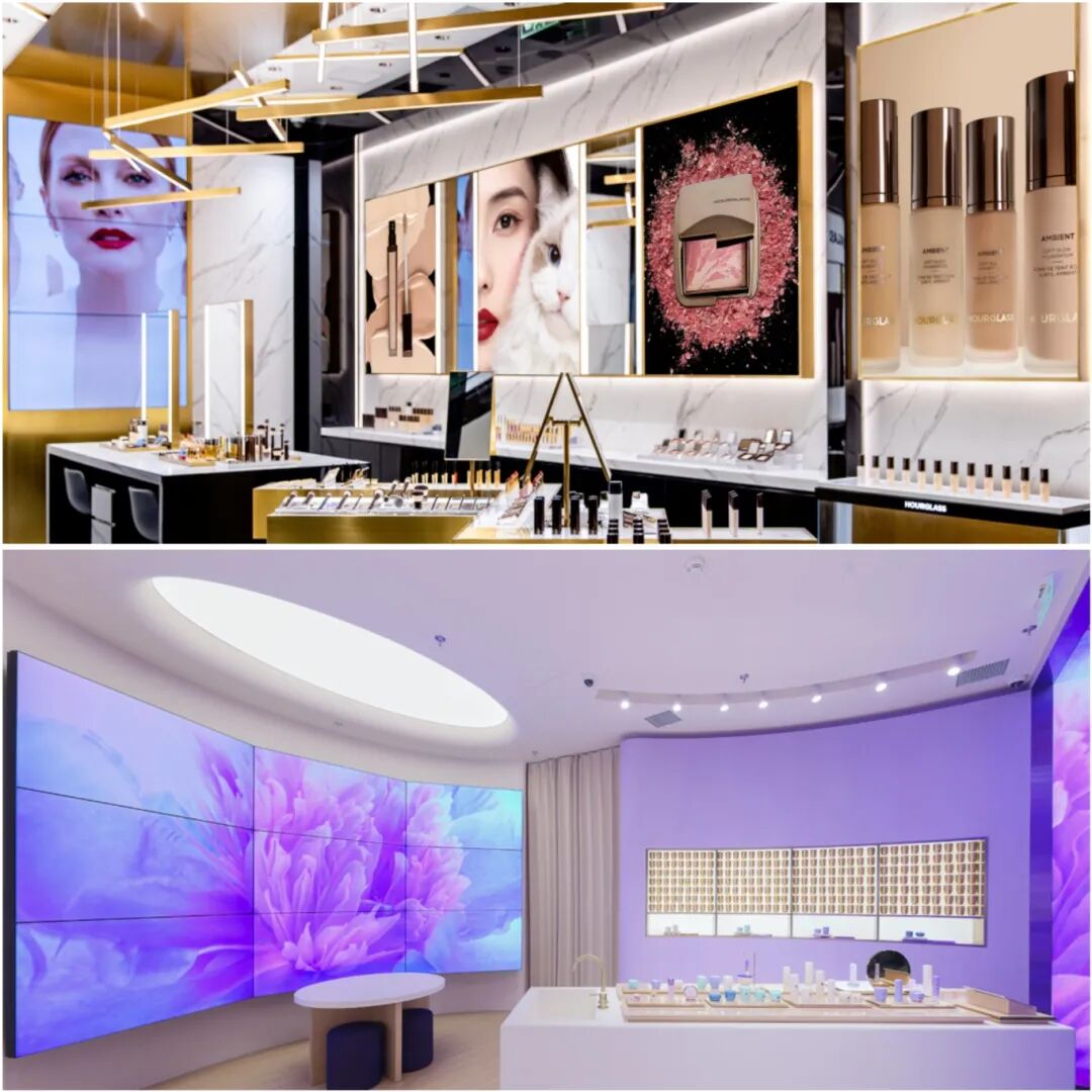 蓝景助力上海外滩来福士广场两大国际美妆品牌焕新出发浪漫赴春