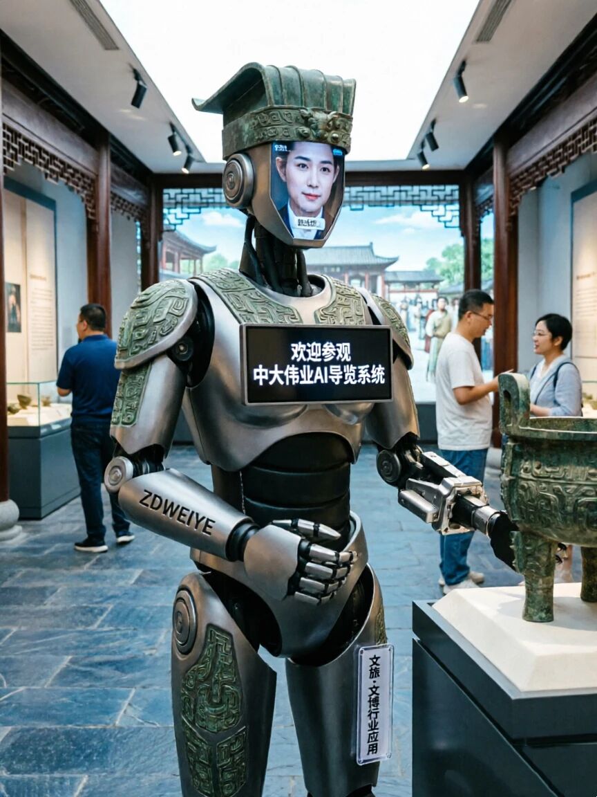 人型机器人在文旅与文博领域的应用，开启下一个十年的“新基建”定义