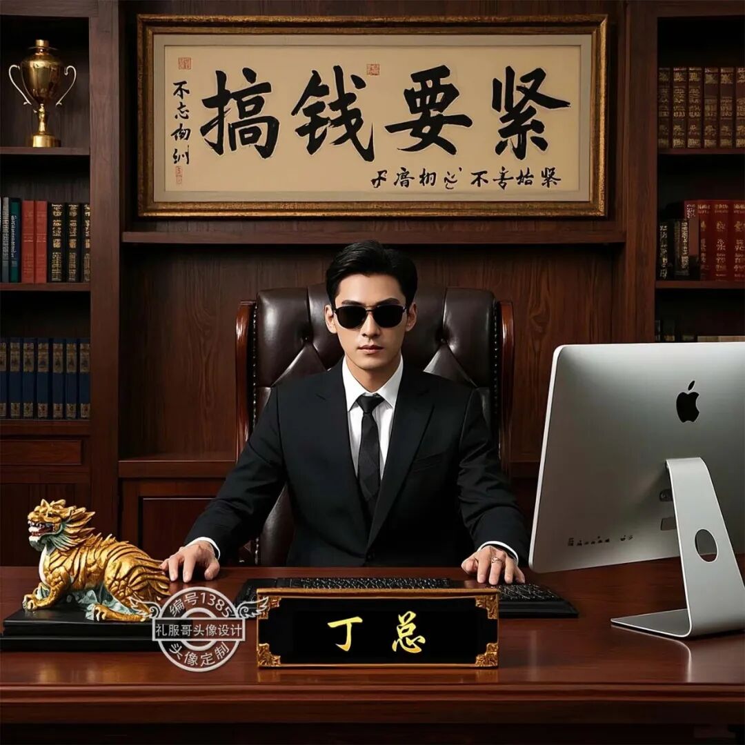 老板姓氏头像:搞钱要紧!