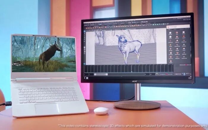 NB｜宏碁展示概念笔记本电脑，屏幕可实现裸眼3D的图5