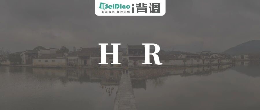 我们村，就我一个是干HR的
