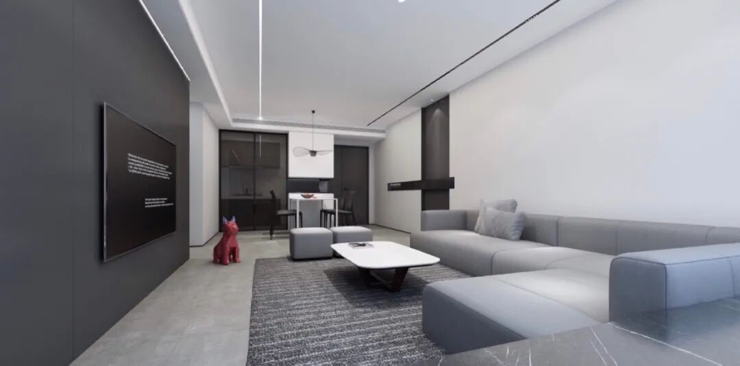 芈熊装饰 | 96㎡简约风，个性化又不张扬的居家生活！