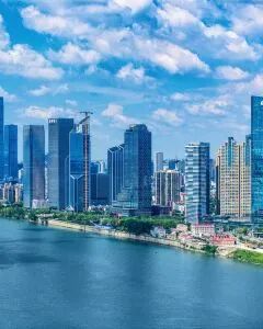 长沙橘洲诺雅酒店·天际双床房【坐拥湘江北去·五一广场繁华美景】 2晚